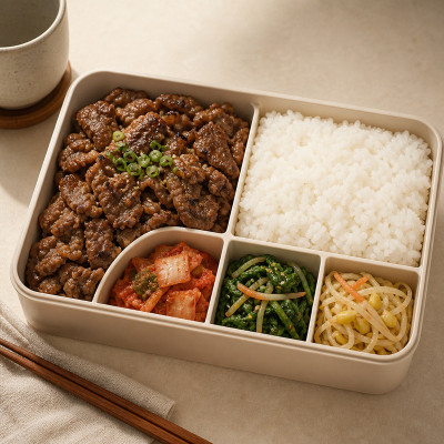 [꼬륵] 직화 불고기 정식 도시락